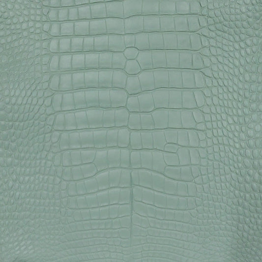 Mint Green 25-29cm American Alligator Grade 3 Matte Finish