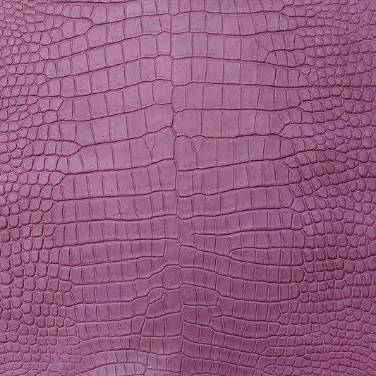 Porosus Crocodile Fucshia Matte Finish 45cm Grade 1/2