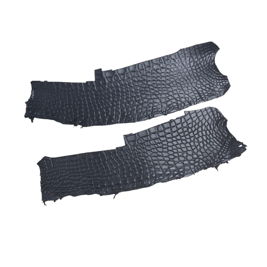 American Alligator Flank, Dark Blue, Matte