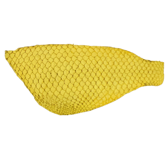 Yellow Tilapia Fish Leather